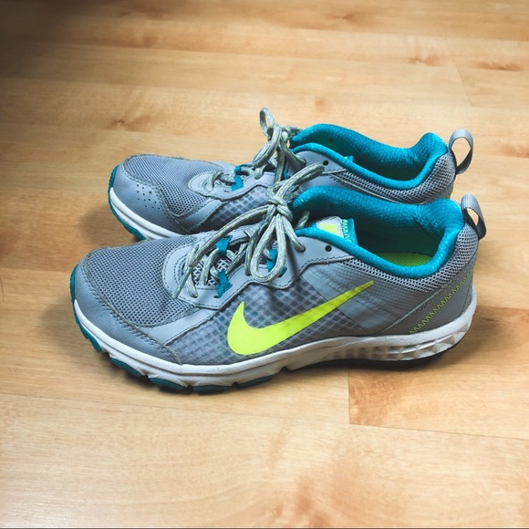 Nike Gray & Teal Wild Trail Running Sneaker Athletic Shoe Womens Size 6.5 - Picture 4 of 8